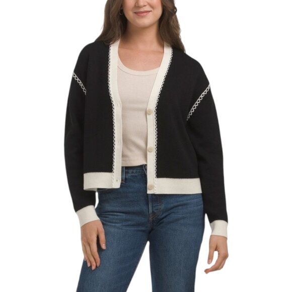 Theory Sweaters - THEORY Merino Wool Blend Blanket St Cardi Mor Sweater